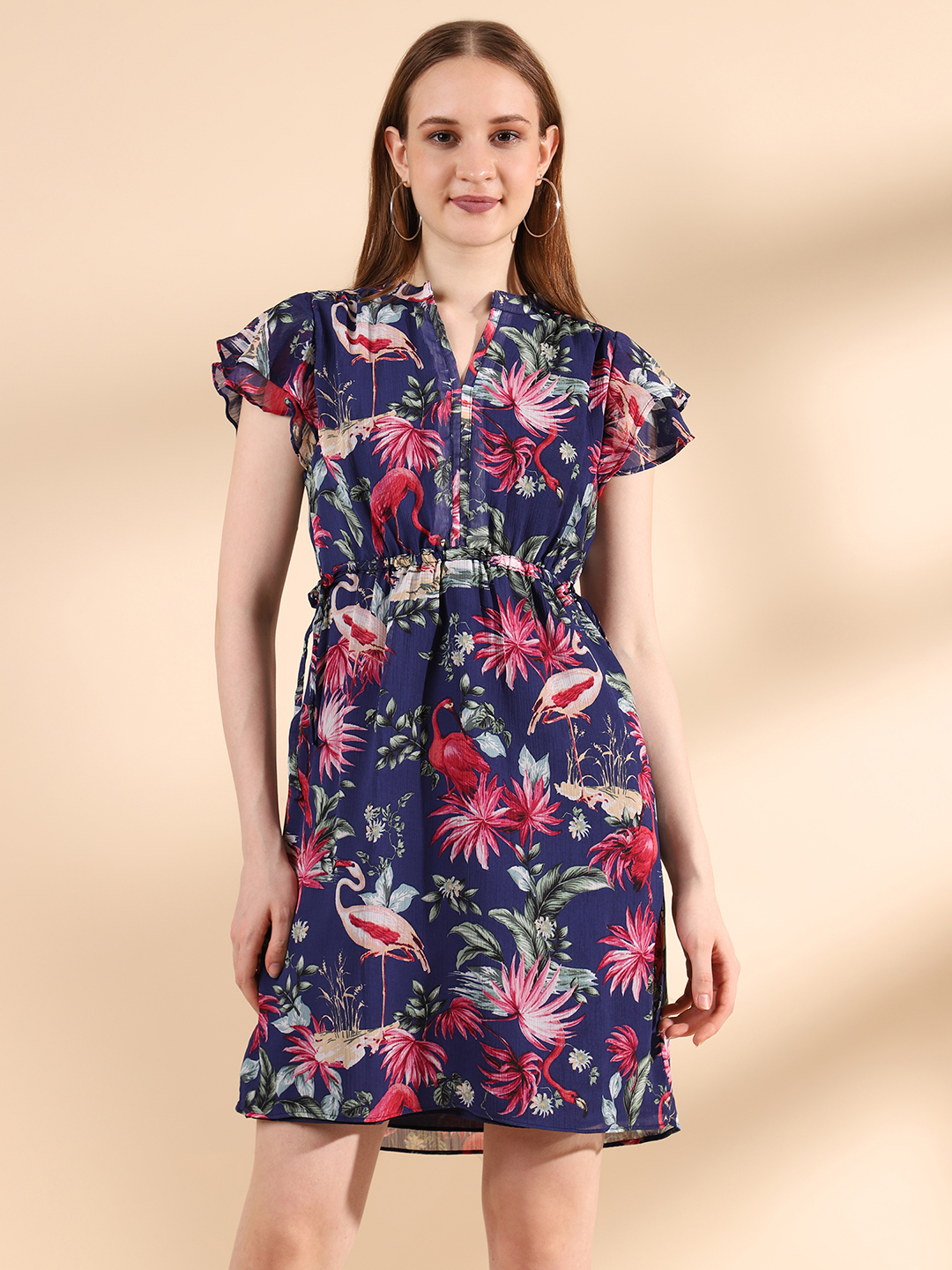 Chanira Jessie Dress-Navy