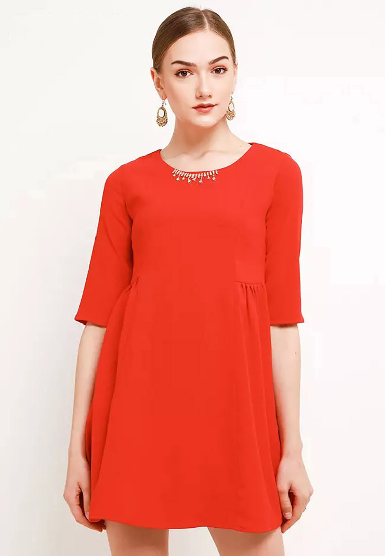Chanira Zelda Dress-Red