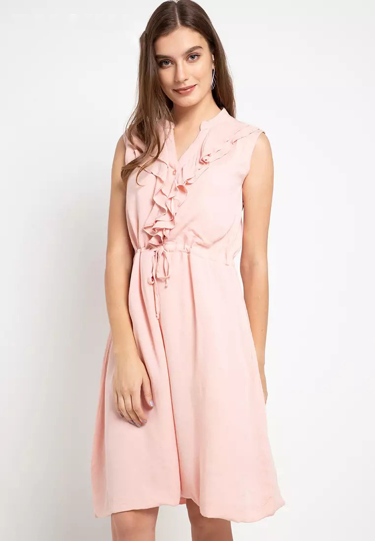 Chanira Clara Dress-Light Pink
