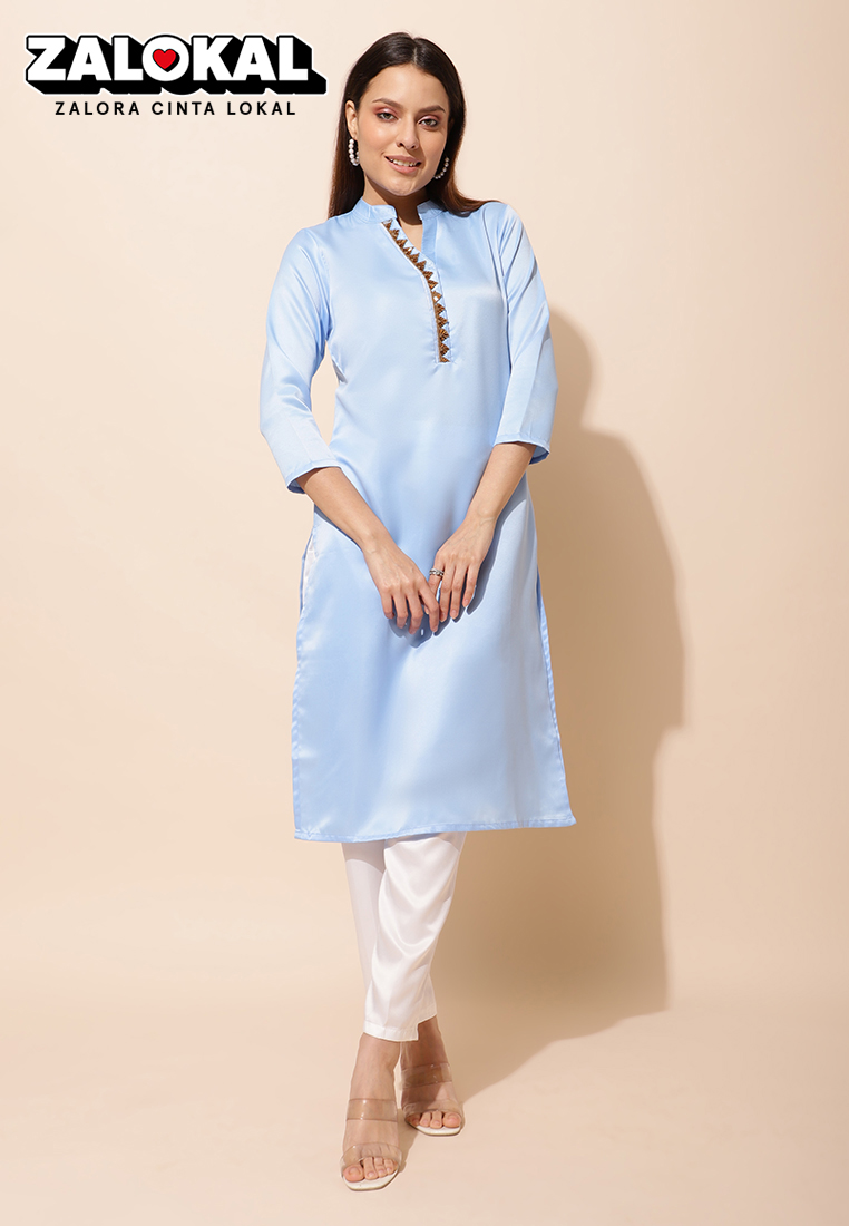 Chanira Festive Collection Chanira Festive Aliya Tunic-Blue