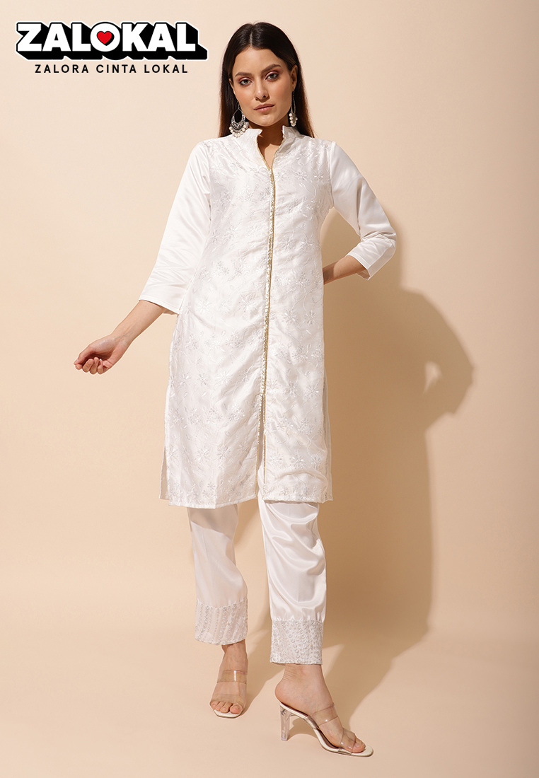 Chanira Festive Collection Chanira Festive Alisha Tunic-White