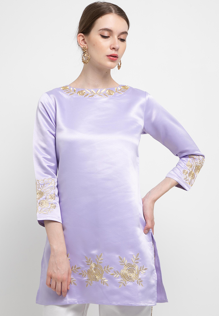 Chanira Festive Collection Chanira Festive Lilac Tunik-Lilac