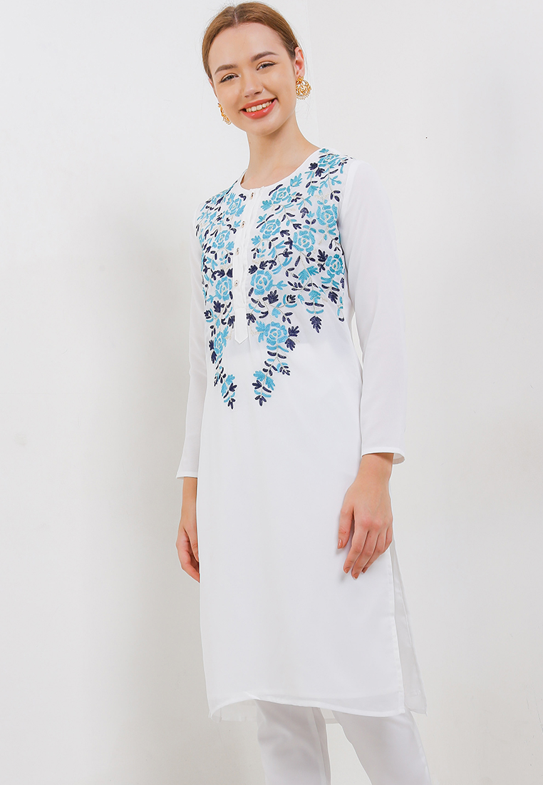 Chanira Festive Collection Chanira Festive Raina Tunic-White