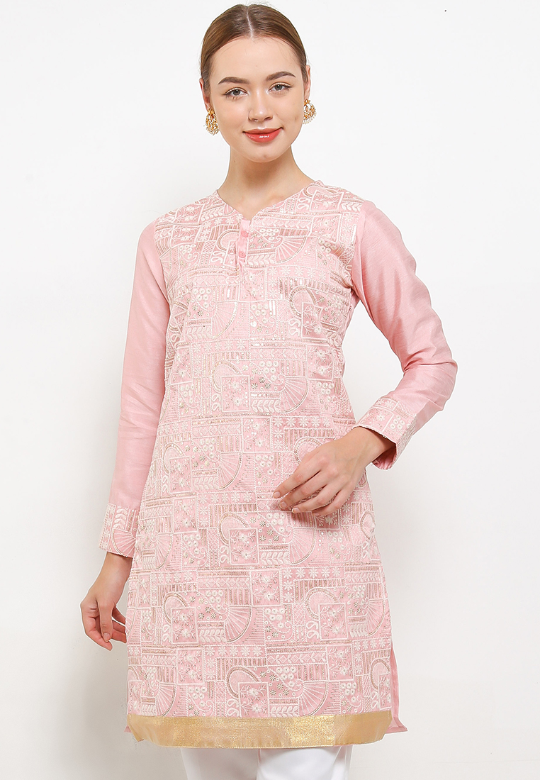 Chanira Festive Collection Chanira Festive Rizwana Tunic-Pink