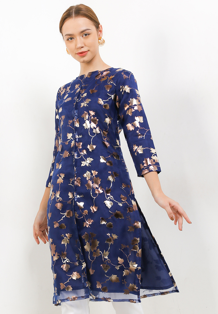 Chanira Festive Collection Chanira Festive Rimsha Tunic-Sapphire