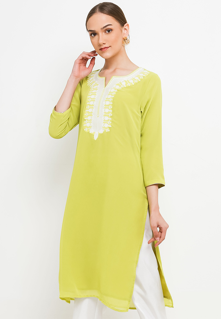 Chanira Festive Collection Chanira Festive Gelda Tunic-Yellow