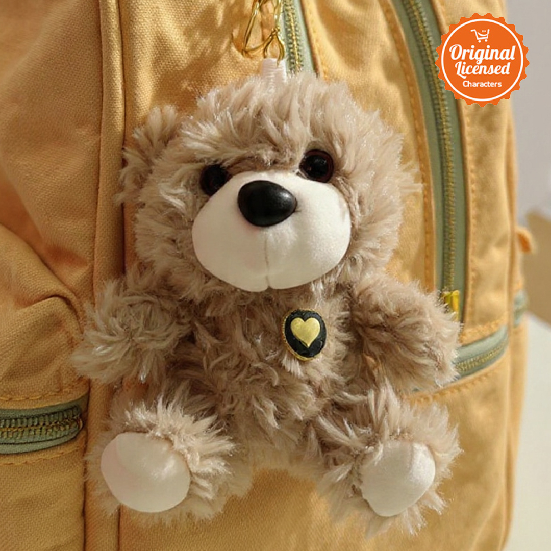 Character-Land Gantungan Kunci Dan Tas Beruang Lucu 10 cm - Moka