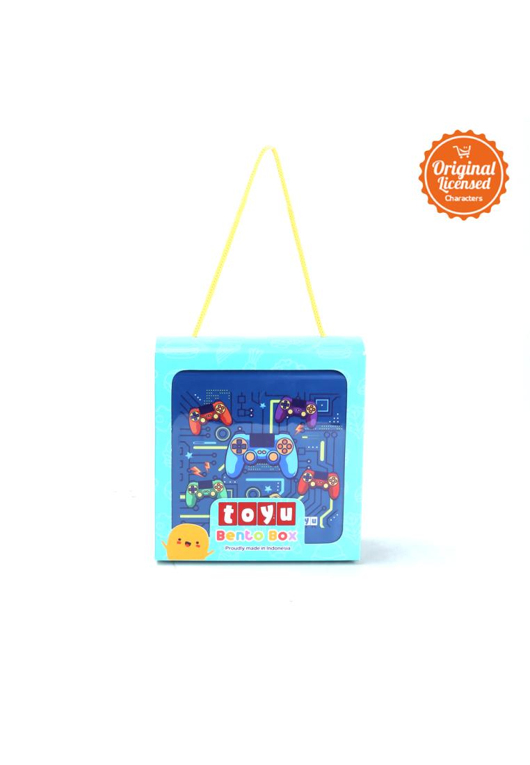 Character-Land TOYU Lunch Box Small Game Arcade Teal 15x15x6 cm