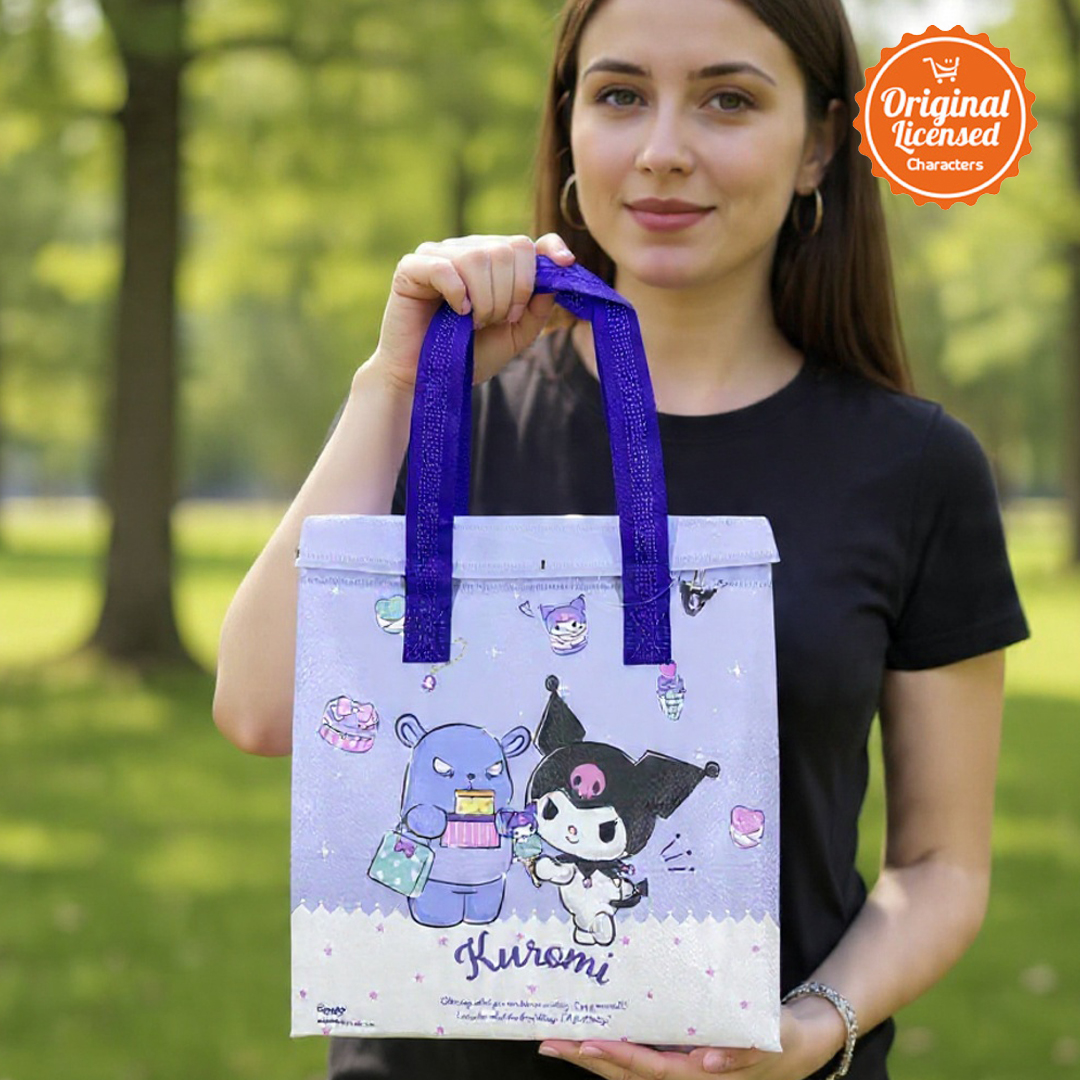 Character-Land Tas Belanja HBPA Foil Motif Kuromi 25x25 cm