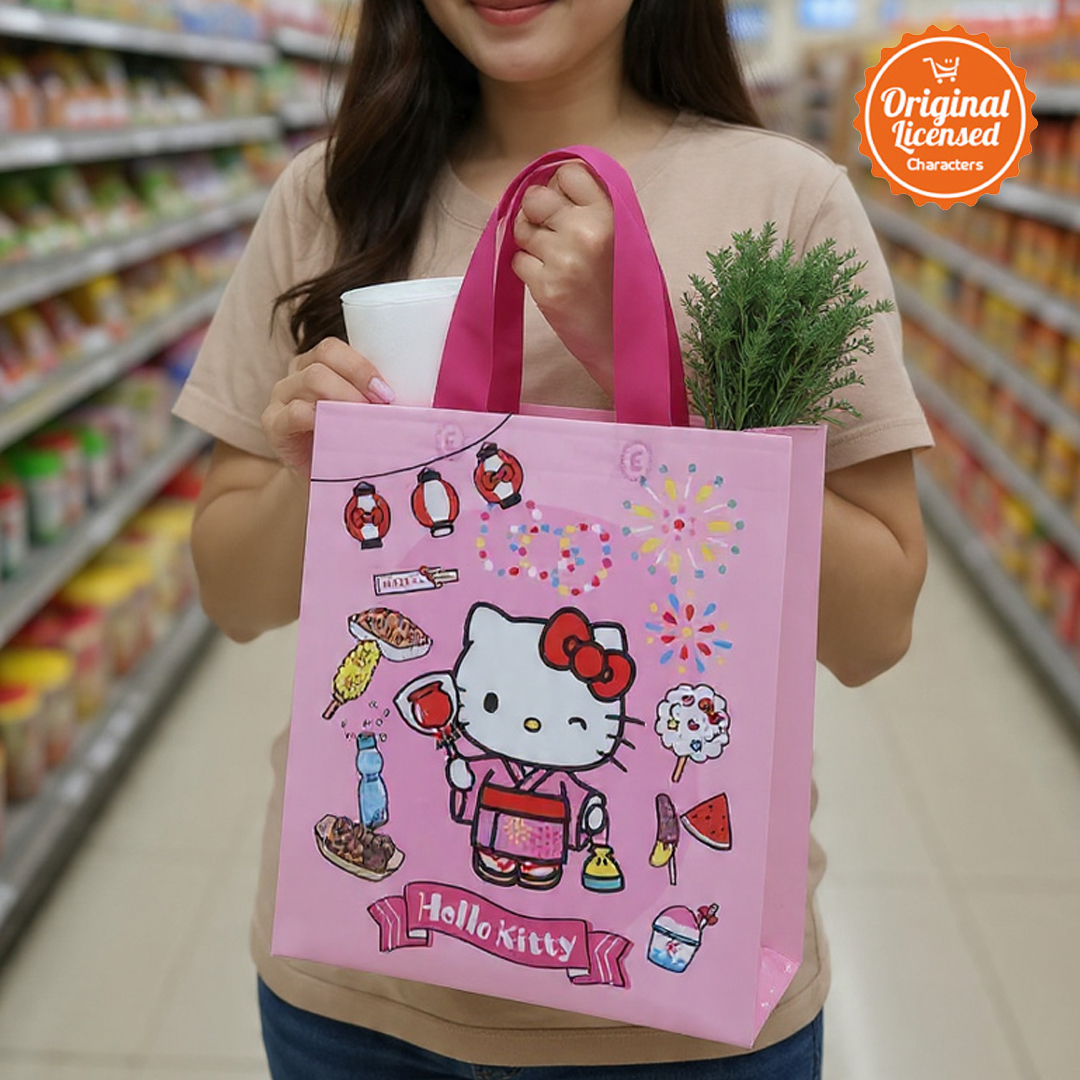 Character-Land Tas Belanja HBPA Laminasi Motif Hello Kitty 30x35 cm