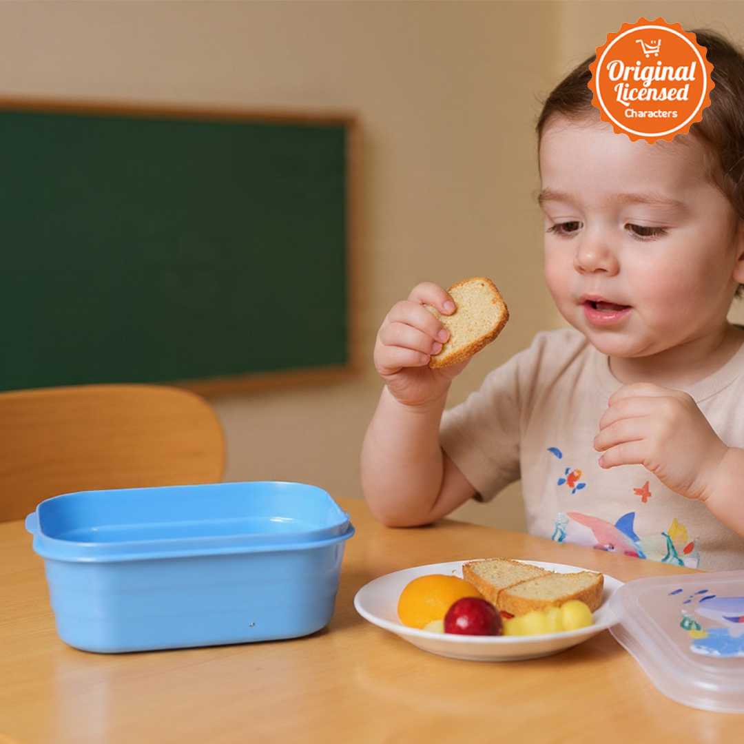 Character-Land Kotak Makan Anak 650 ml Karakter Hewan Lucu – Lunch Box Anak 14x12x5 cm Sparky