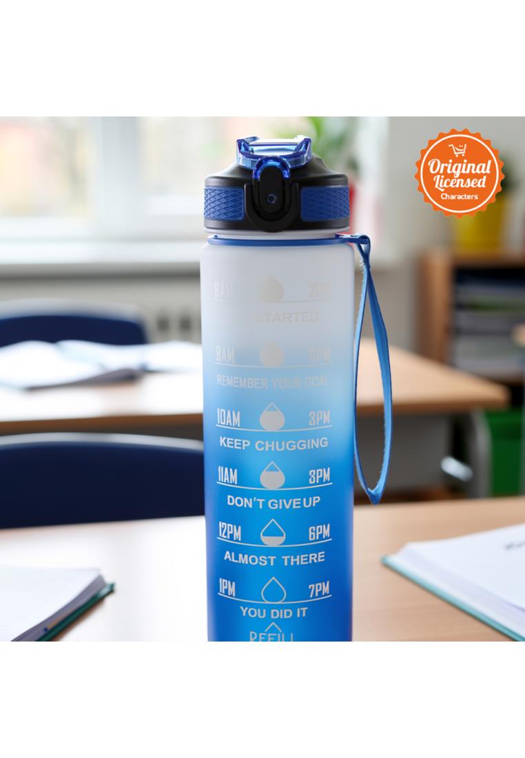 Character-Land SPORT WATER BOTTLE 1000ML | Botol Minum Sport dengan Sedotan | Botol Air Minum Olahra