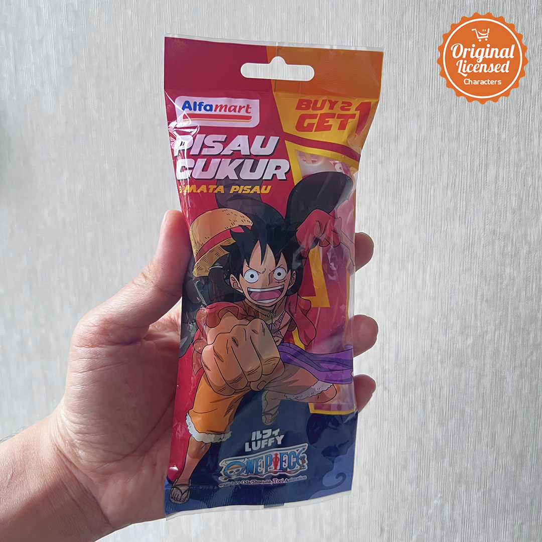 Character-Land Pisau Cukur ONE PIECE BUY 2 GET 1 Free