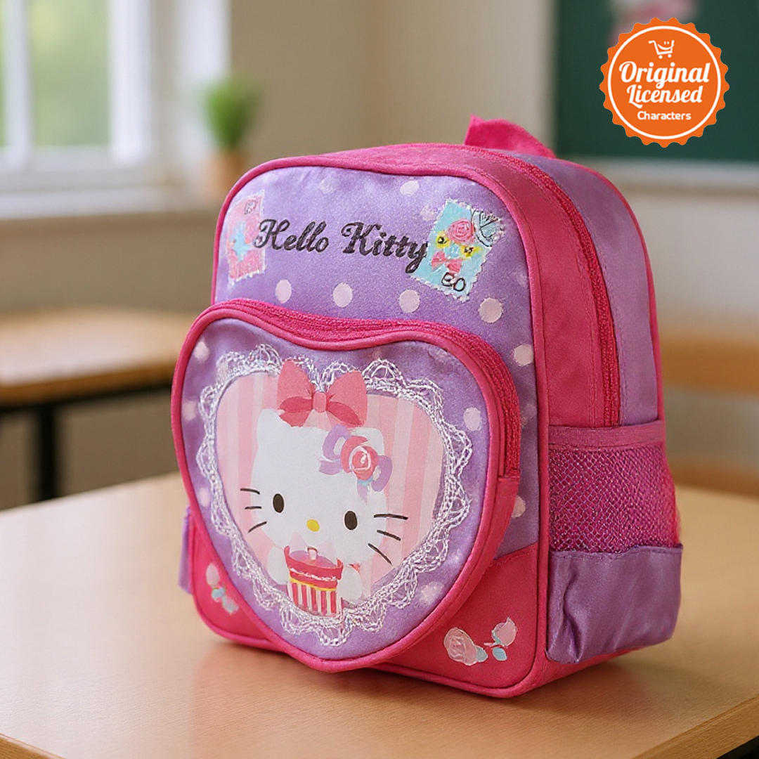 Character-Land Hello Kitty Tas Ransel Kecil Pink 25x25 cm Tas Anak Perempuan Lucu Backpack Karakter 