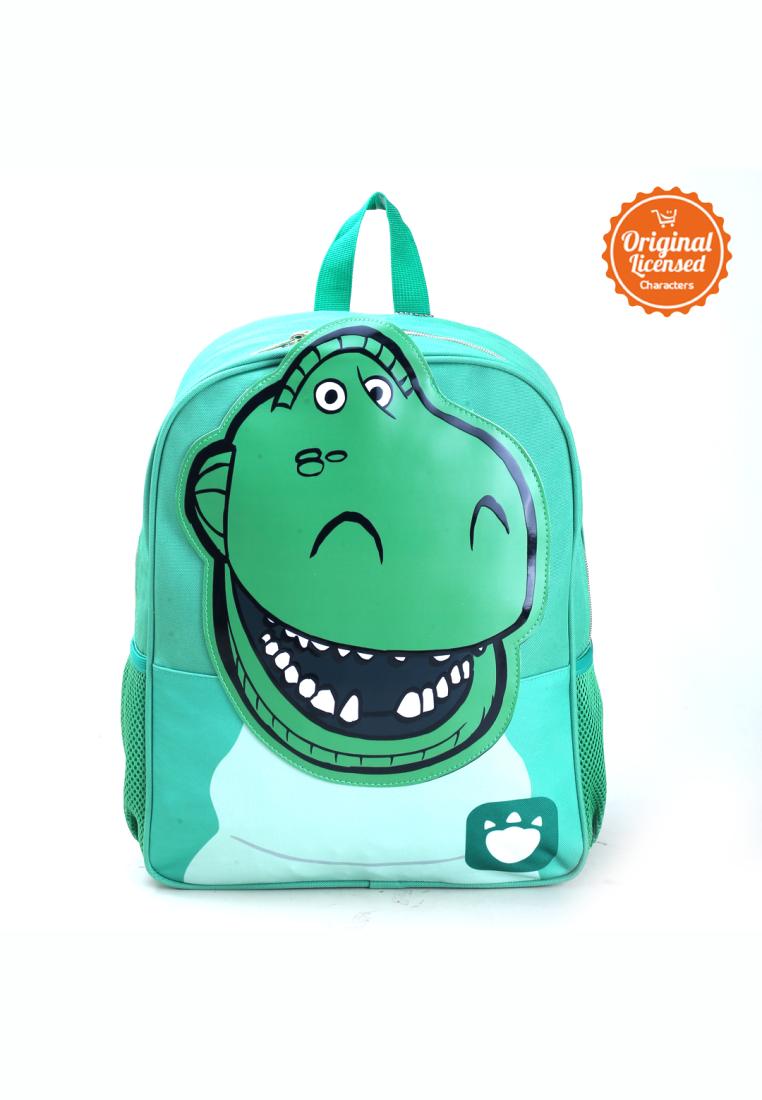 Character-Land Tas Ransel Anak Toy Story Rex 3D Original Licensed Karakter | Tas Sekolah Ukuran 44 c