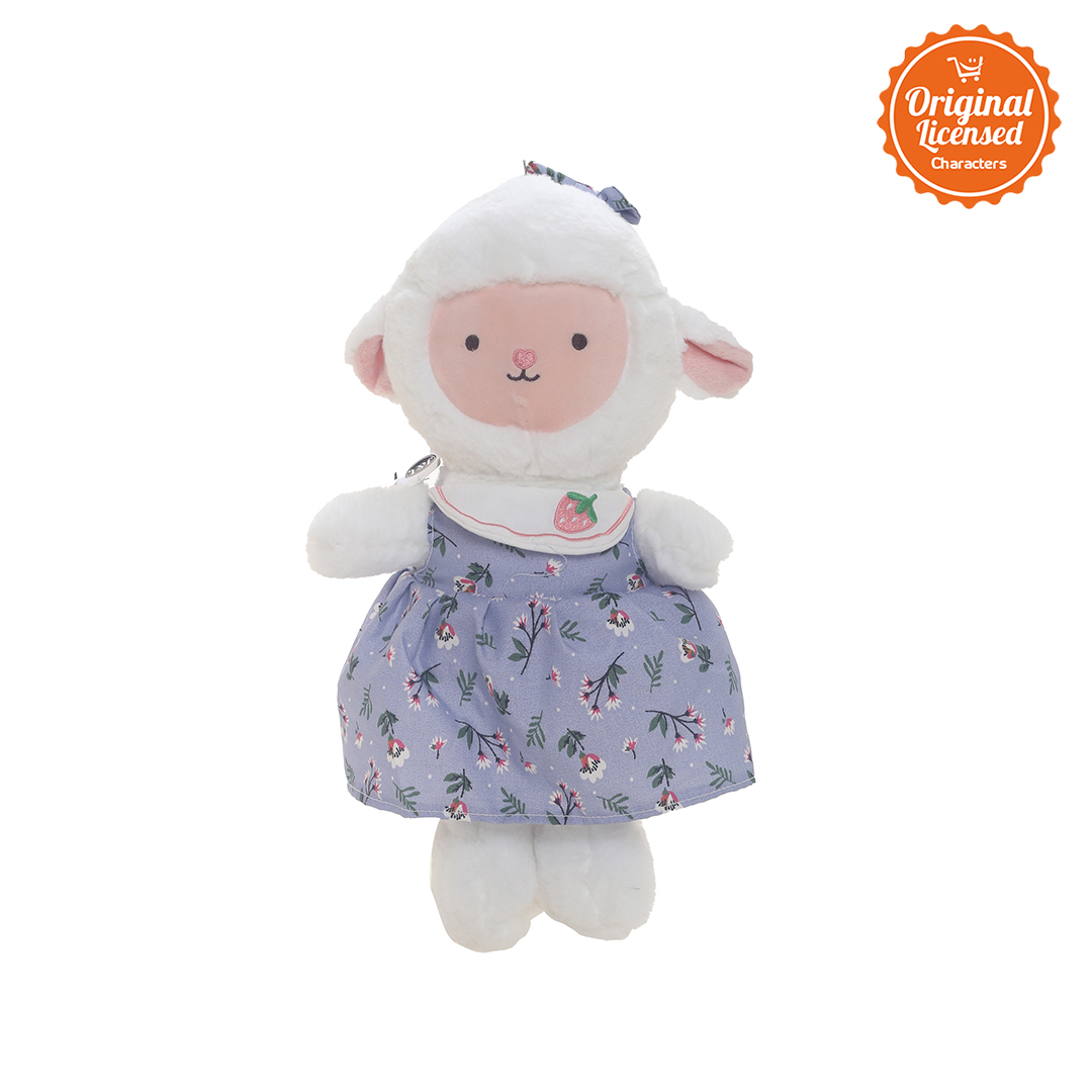 Character-Land Boneka Floopy Domba With Dress Blue 35 cm