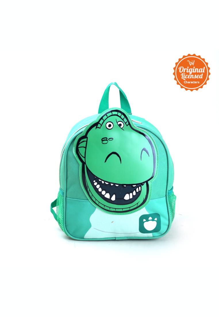 Character-Land Tas Ransel Anak Toy Story Rex 3D Original Licensed Karakter | Tas Sekolah Ukuran 28 c