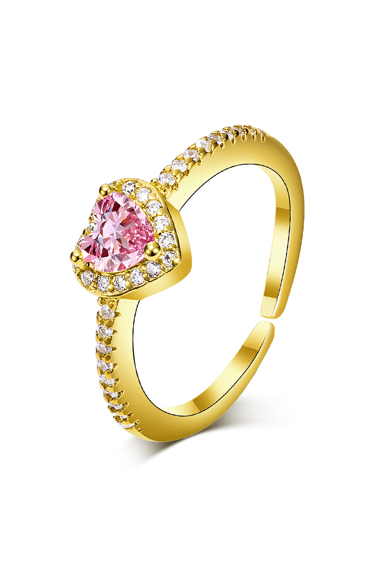 Chardwake Cincin Wanita Berlian Titanium Fashion Perhiasan Cincin Cewek Ring