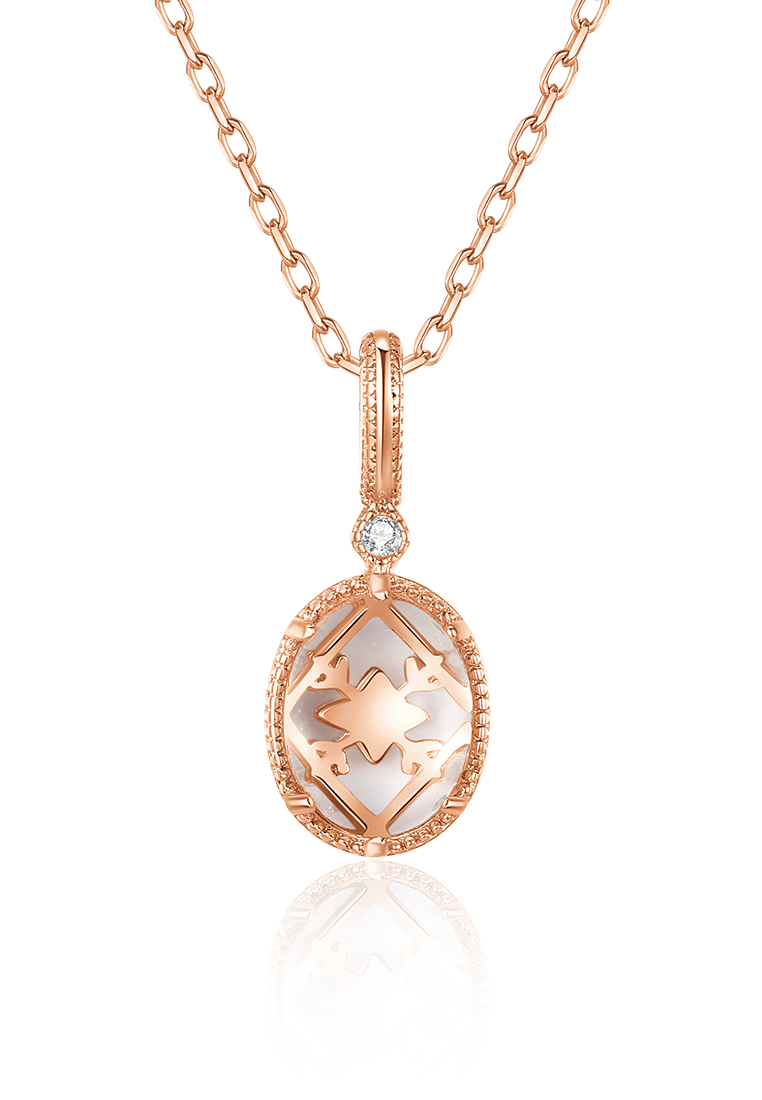 Chardwake Kalung Wanita Korea Elegan Necklaces Titanium Anti Luntur Kalung Cewek Original