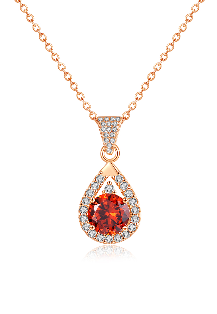 Chardwake Kalung Korea Teardrop Red Zircon