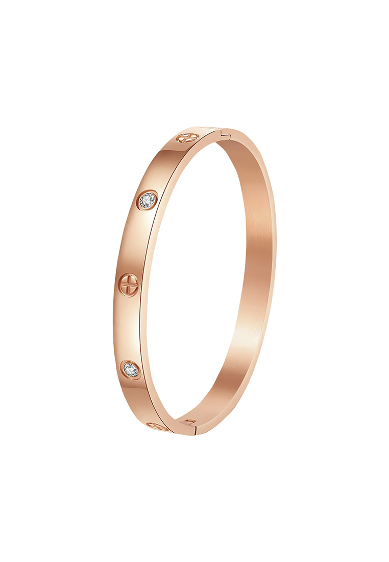 Chardwake Gelang Titanium Wanita Fashion Elegan Perhiasan Cewek Original Adjustable Size Kotak Indah