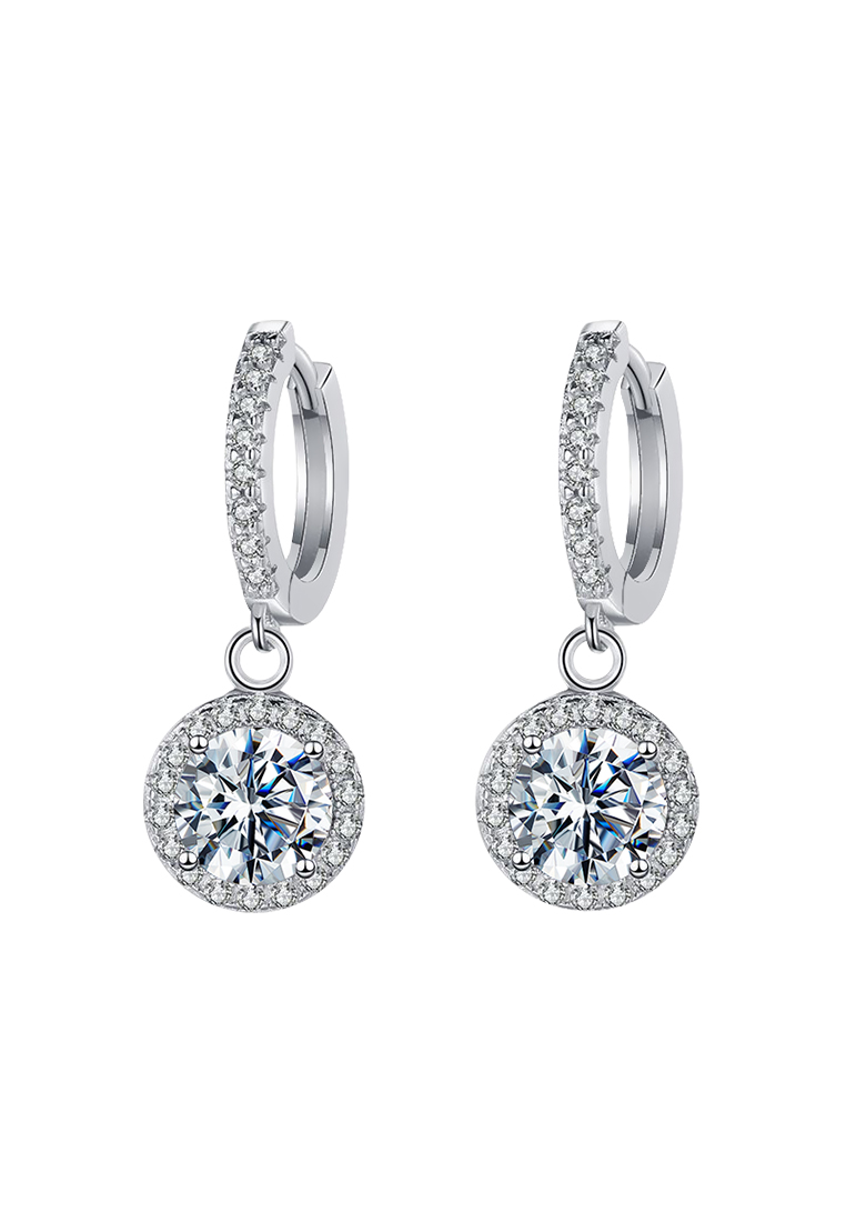 Chardwake Anting Anting Wanita Berlian Sertifikat GRA Fashion Korea Tusuk Giwang