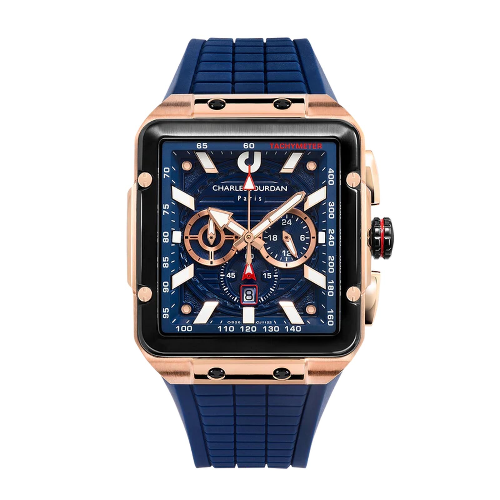 Charles Jourdan CJ1122-1082C Karet Biru Cowok