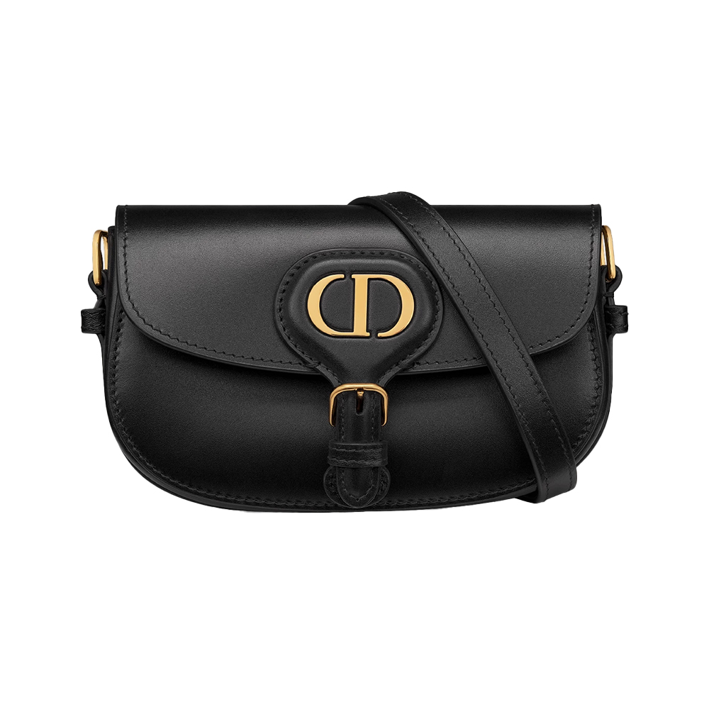Christian Dior New Mini Bobby Bag Calfskin Black