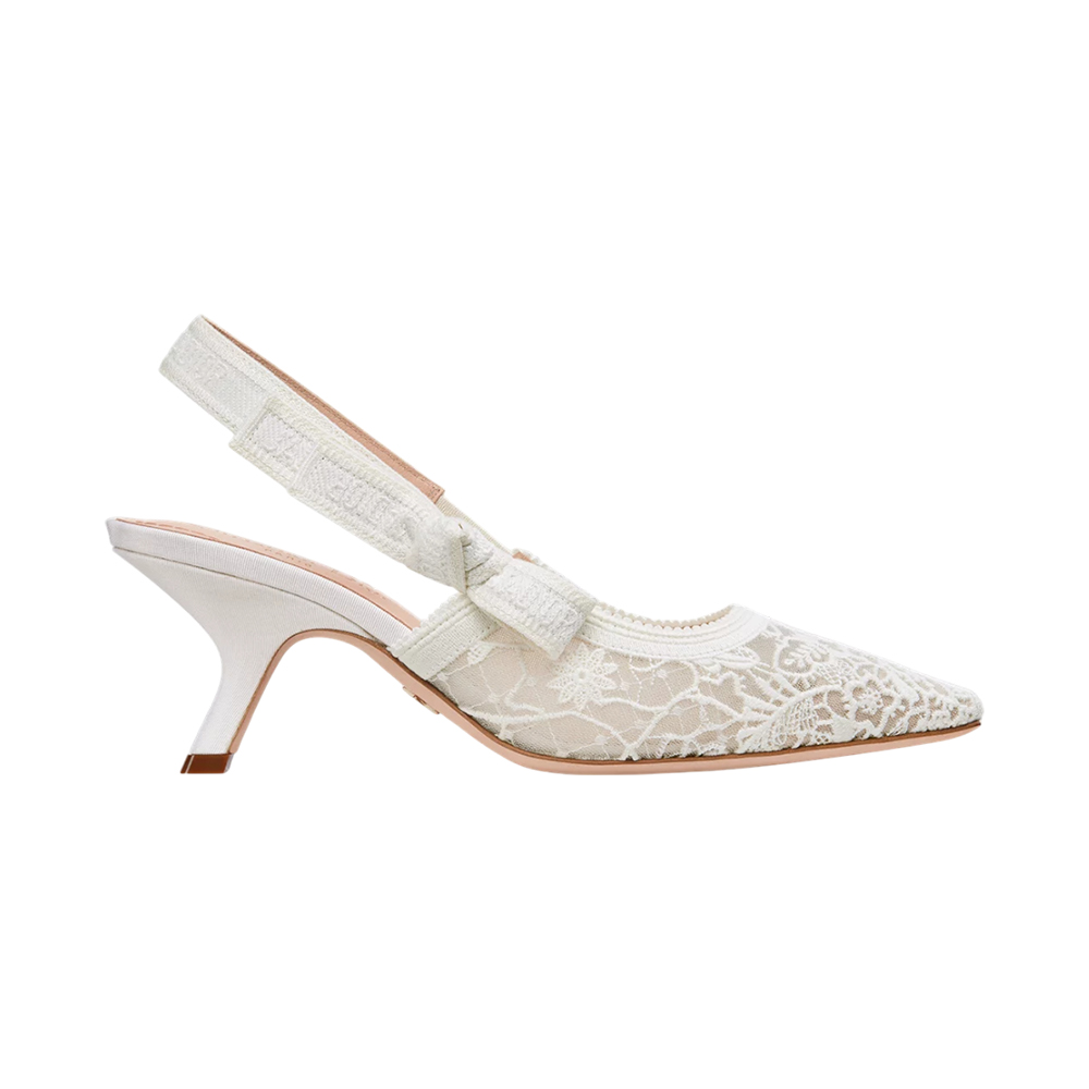 Christian Dior J'Adior Slingback Pump 65 with White Millefiori Pattern