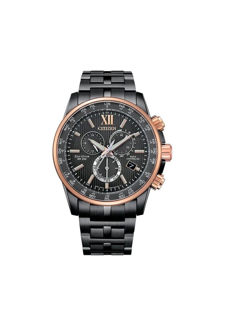 Citizen Jam Tangan Pria Citizen Promaster CB5884-88H Dial Gunmetal Stainless Steel Strap
