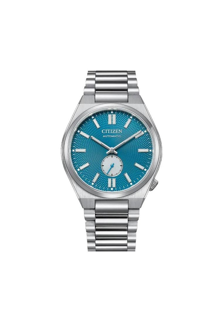 Citizen Jam Tangan Pria Citizen Mechanical NK5010-51L Tsuyosa Small Second Automatic Textured Blue D