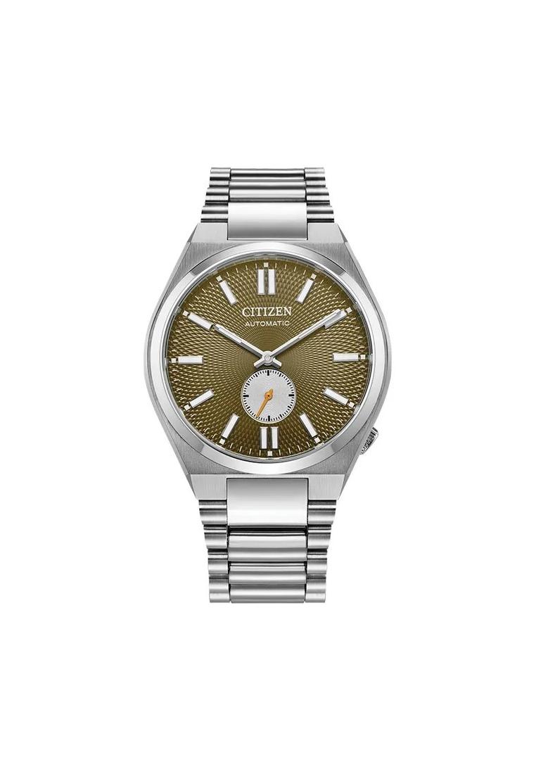 Citizen Jam Tangan Pria Citizen Mechanical NK5010-51X Tsuyosa Small Second Automatic Textured Green