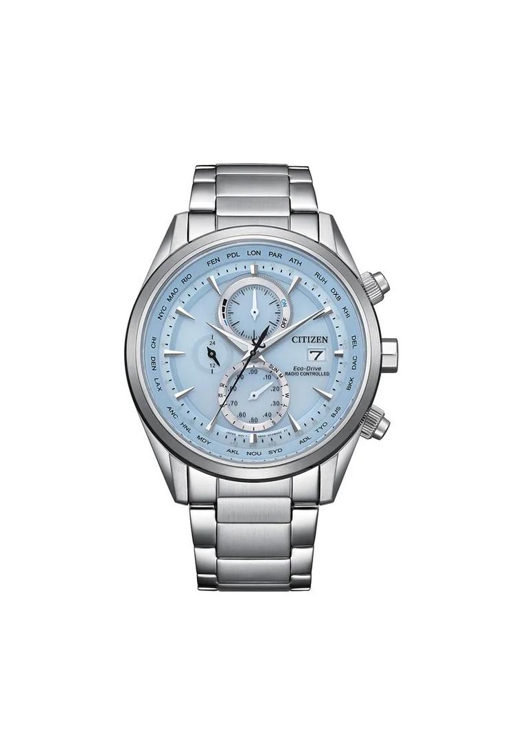 Citizen Jam Tangan Pria Citizen Eco Drive AT8260-85MBlue Dial Stainless Steel Strap