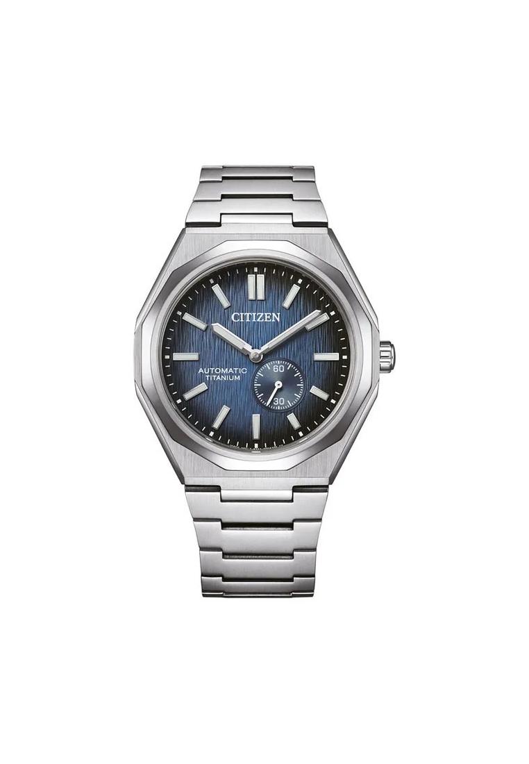 Citizen Jam Tangan Pria Citizen Mechanical NK5020-58M Titanium Zenshin 60 Blue Dial Titanium Strap