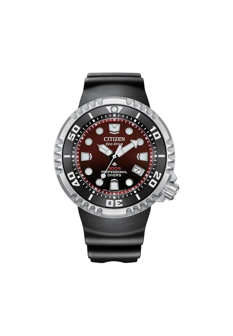 Citizen Jam Tangan Pria Citizen Promaster BN1024-01Z Professional Diver Black Rubber Strap