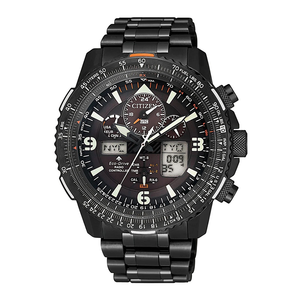 Citizen Promaster Skyhawk Eco Drive Men's Watches CTZ JY8085-81E Warna Black