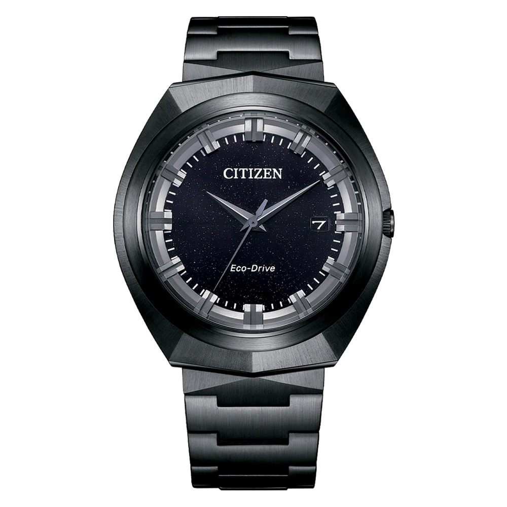 Citizen Jam Tangan Citizen Eco Drive 365 BN1015-52E Black Dial Black Ion Plated Stainless Steel Brac