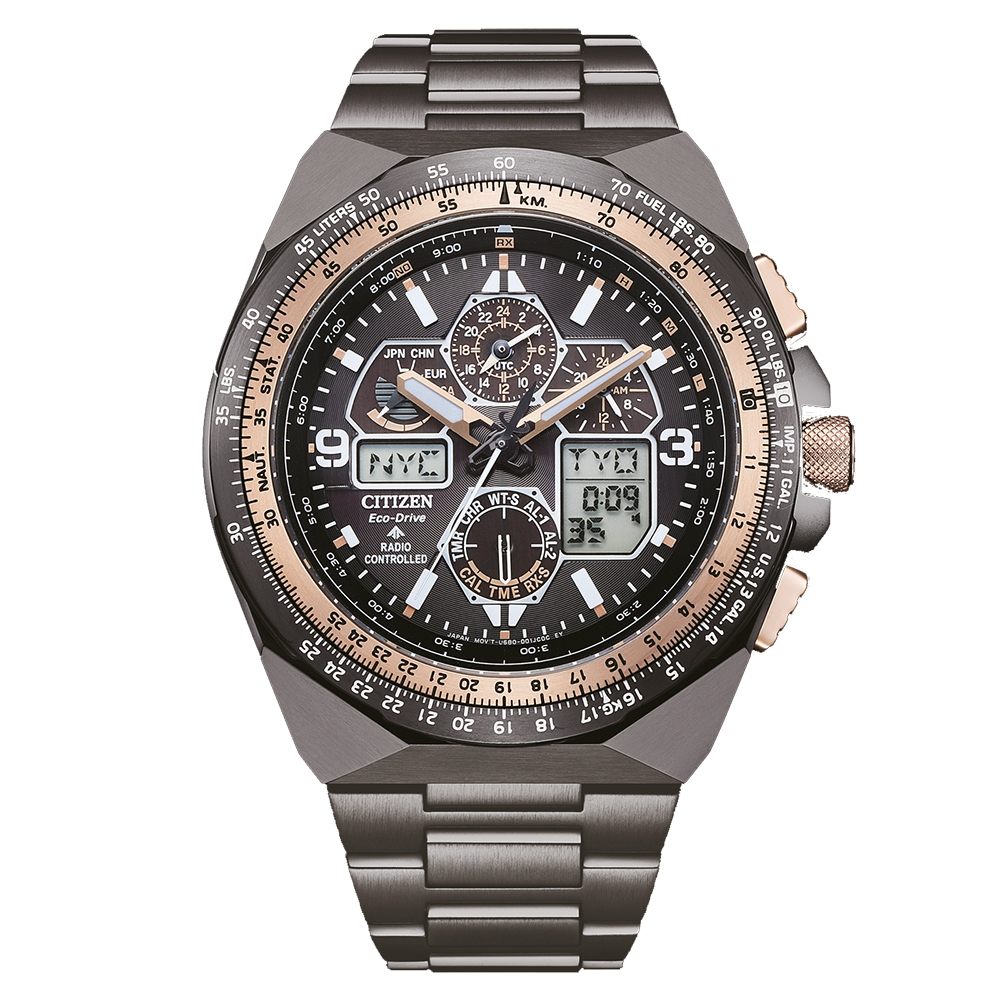 Citizen Promaster Skyhawk Eco Drive Men's Watches CTZ JY8146-54E Warna Black