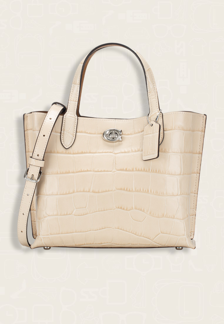 Coach Willow Tote Bag 24 Ivory