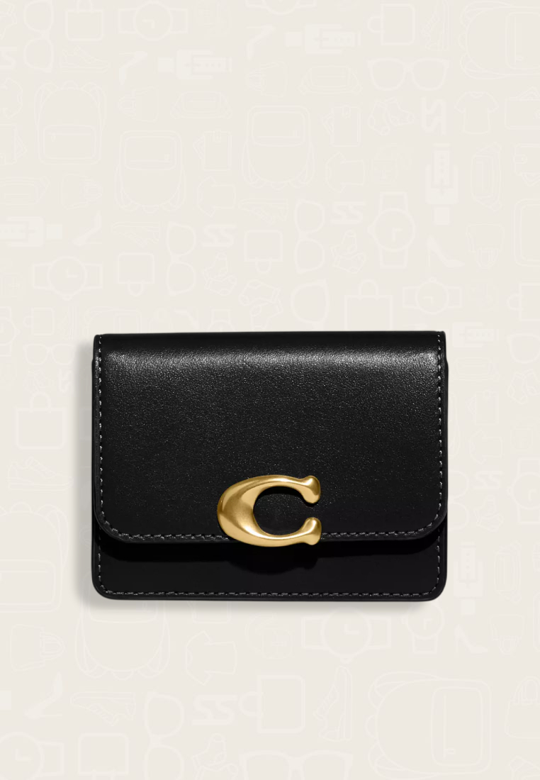 Coach Bandit Card Case Black