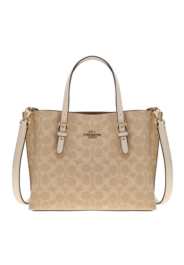 Coach Mollie Tote Bag 25 In Signature Canvas CV965