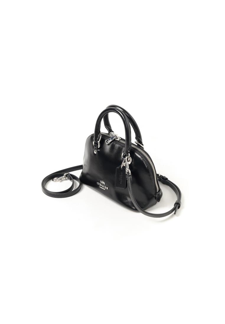 Coach Tas COACH LARA SOFT LEATHER BLACK TOP HANDLE SATCHEL BAG WITH LS SMALL 100% ORIGINAL
