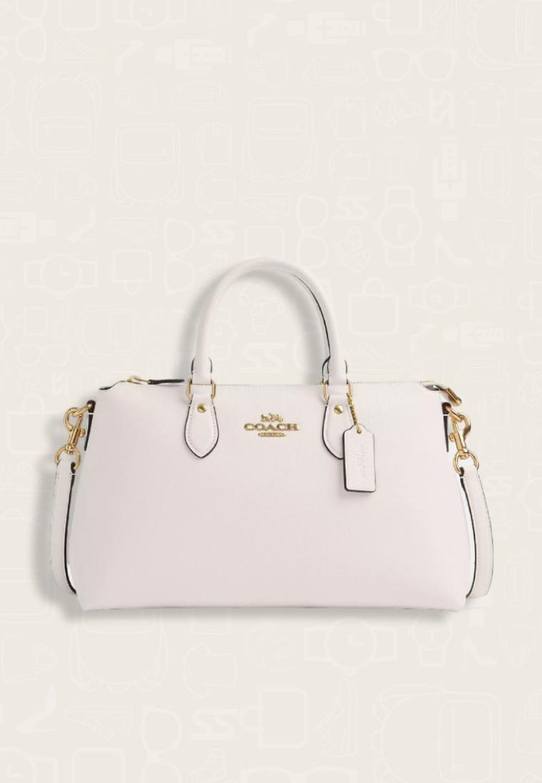 Coach Georgia Satchel Bag Chalk