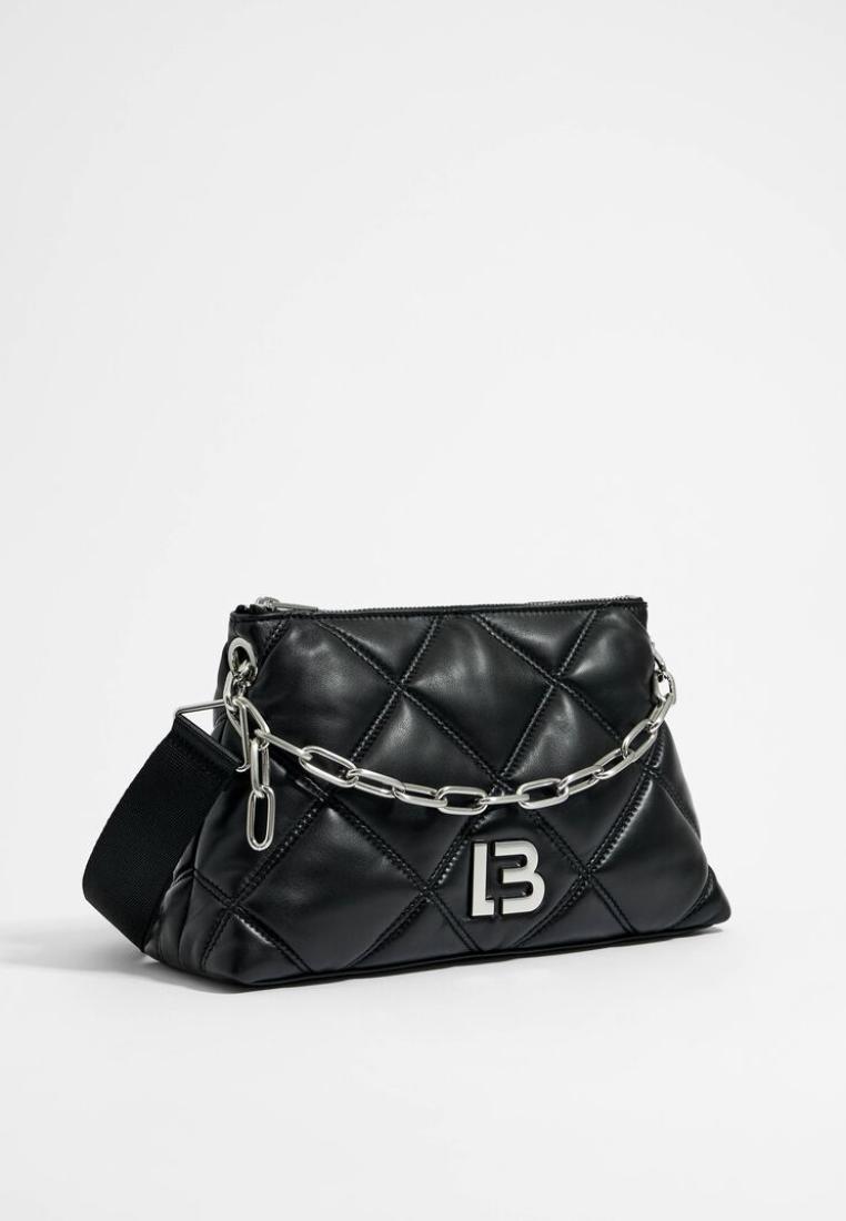 Coach Bimba Y Lola M Black Leather Trapezium Bag
