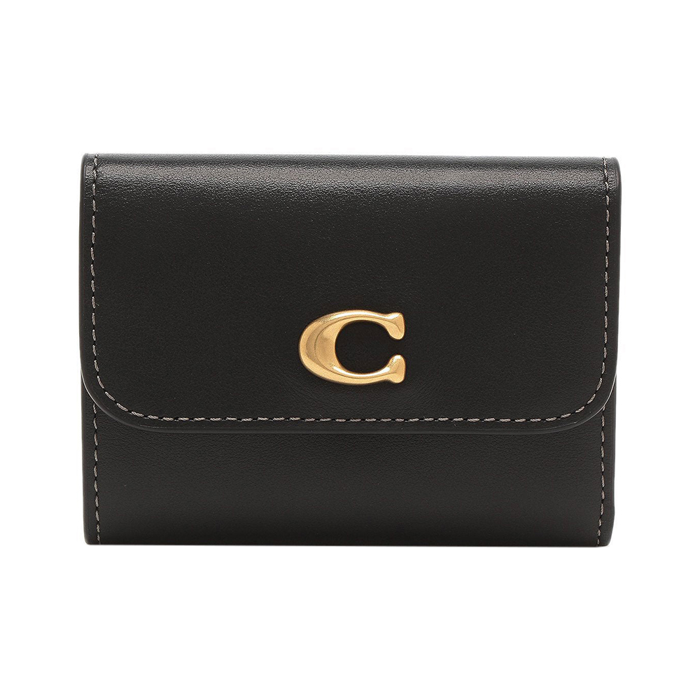 Coach Essential Card Holder Wallet Black Ghw