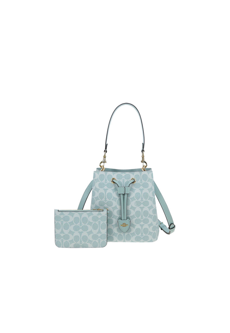 COACH Rowan Bucket Bag In Signature Canvas CEZ36