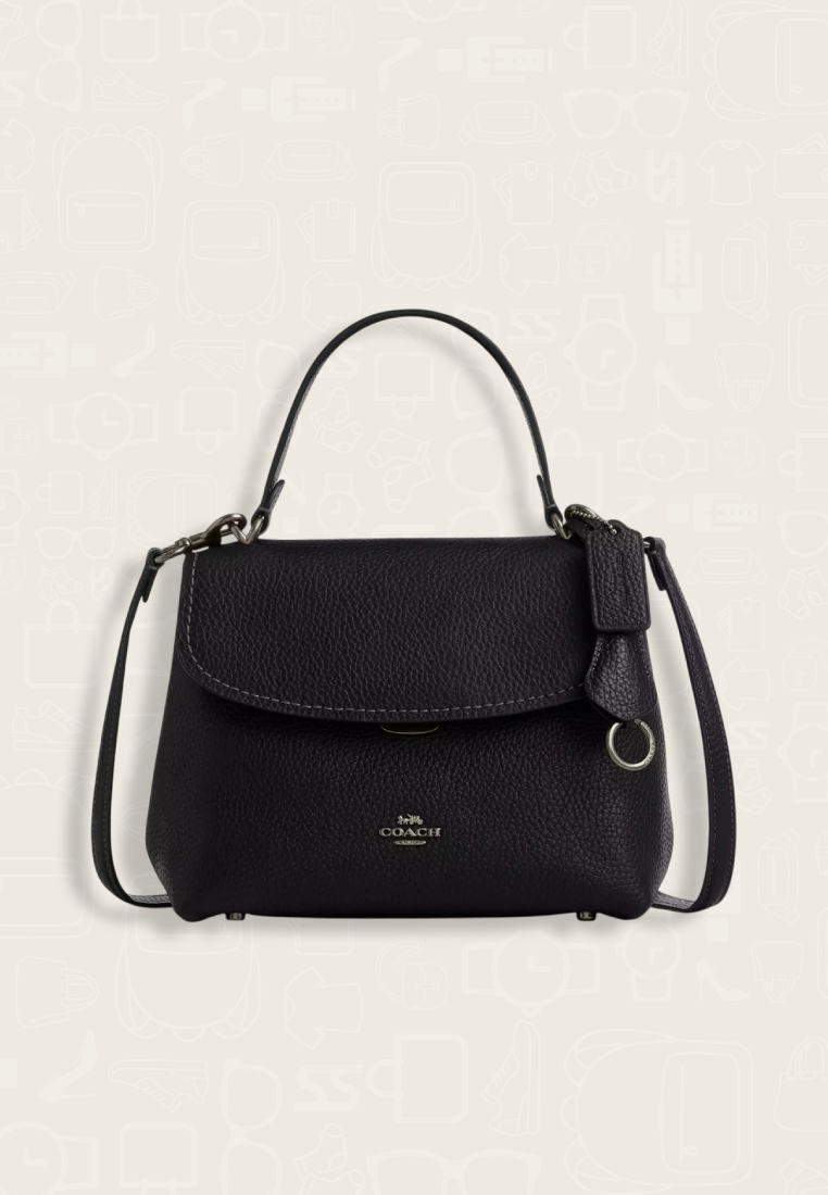 Coach Emory Top Handle Bag Black