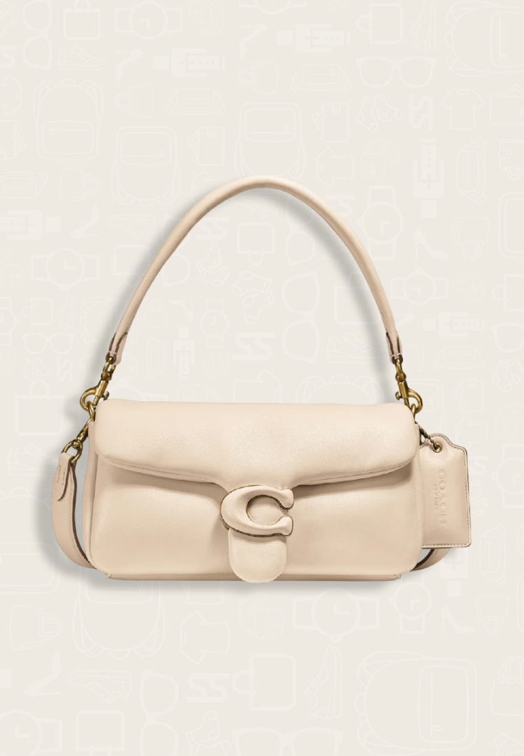 Coach Pillow Tabby Shoulder Bag 26 Ivory