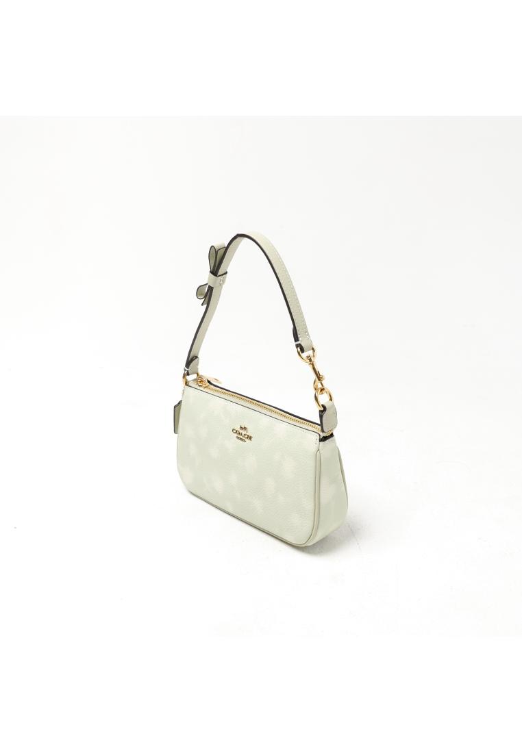 COACH Tas COACH NOLITA FLORAL BOW WHITE SAGE GREEN CHAIN HOBO BAG 100% ORIGINAL