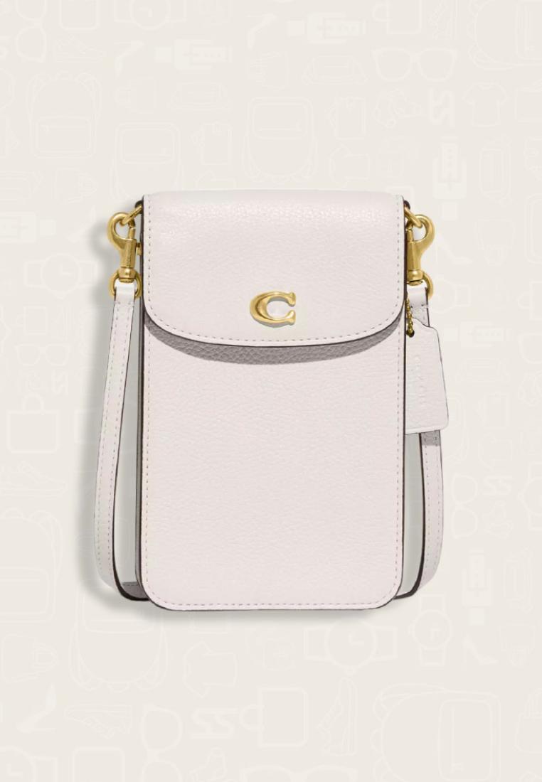 Coach Phone Crossbody Bag Chalk